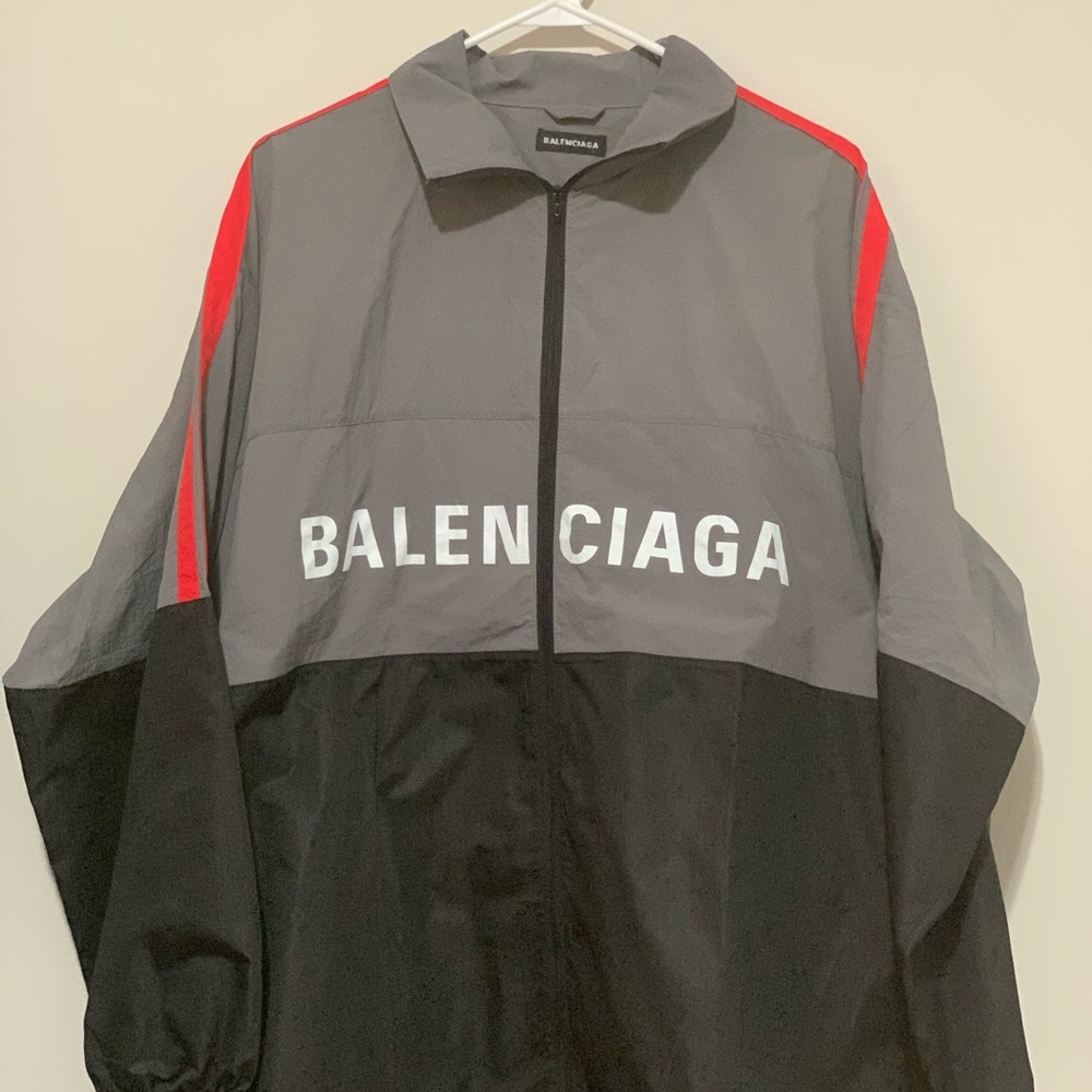 Balenciaga Colorblock Windbreaker Jacket SS19